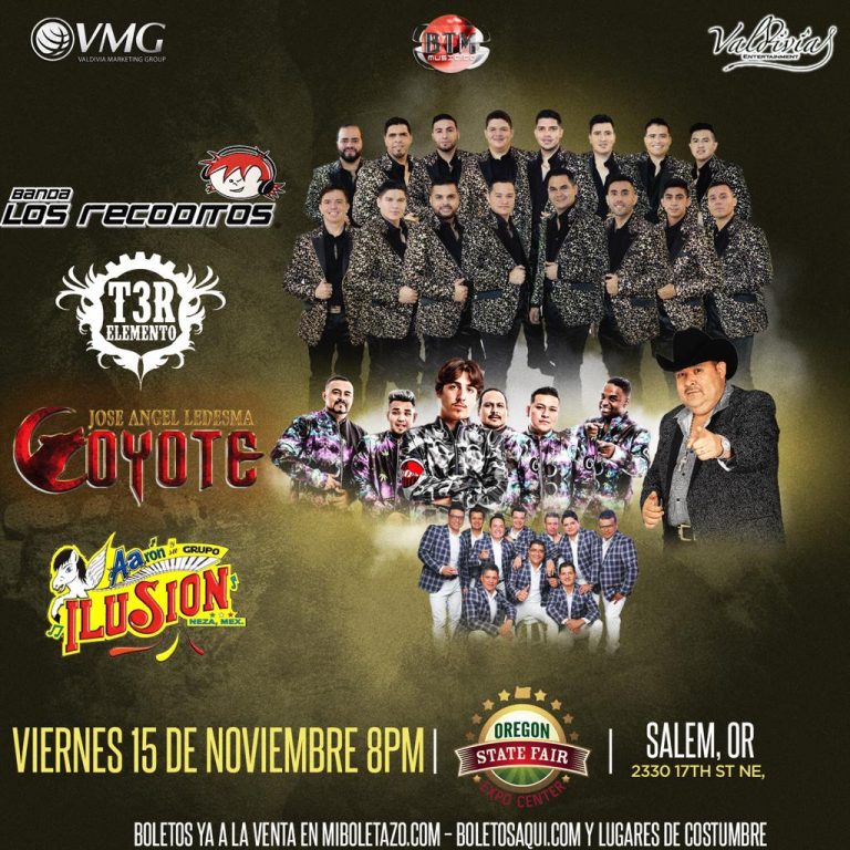 Banda Los Recoditos, T3R Elemento, Jose Angel Ledesma Coyote, y Aaron