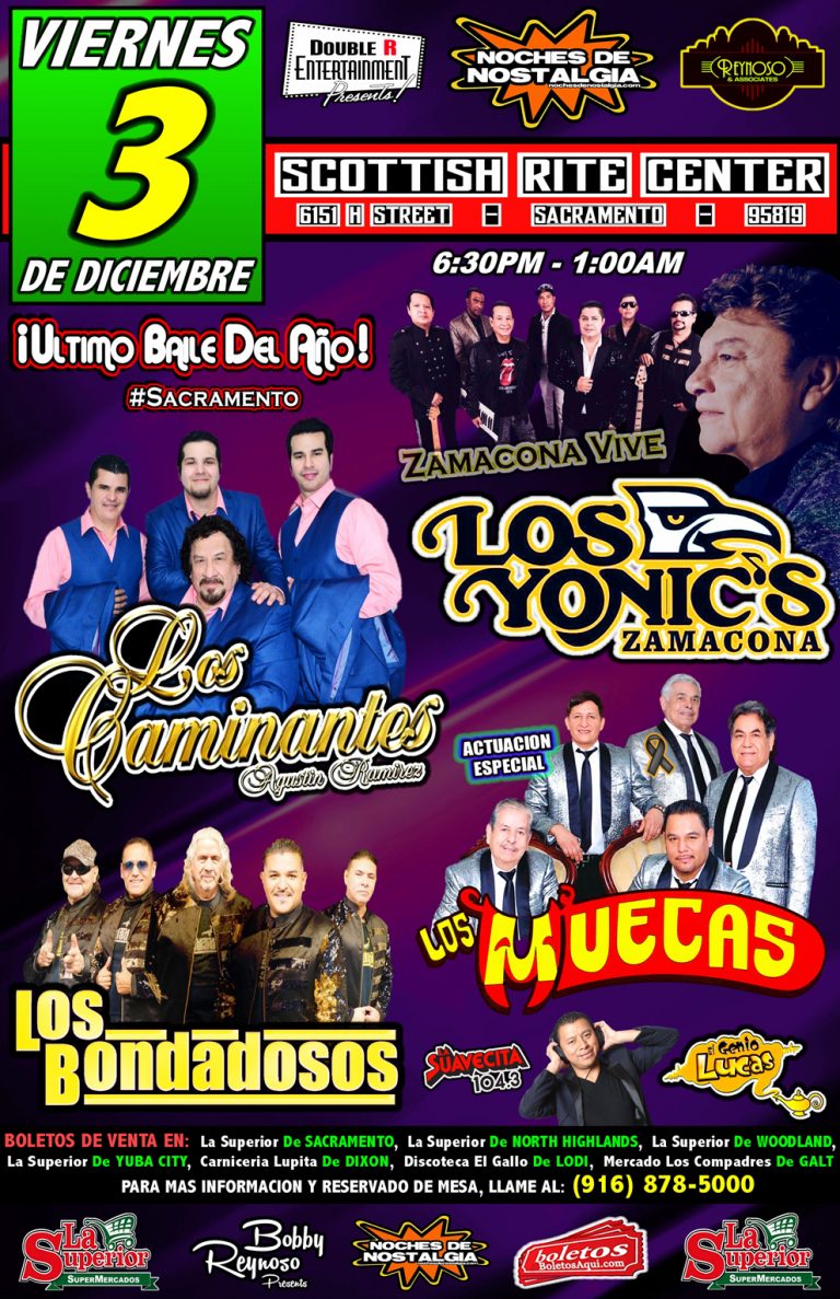 Ultimo Baile del Año, Los Yonics, Los Caminantes, Los Bondadosos y la