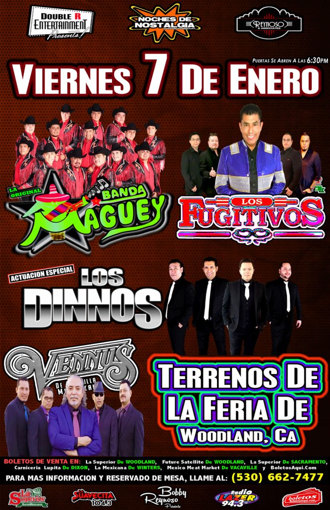Banda Maguey, Los Fujitivos y mas Terrenos de la Feria de Woodland