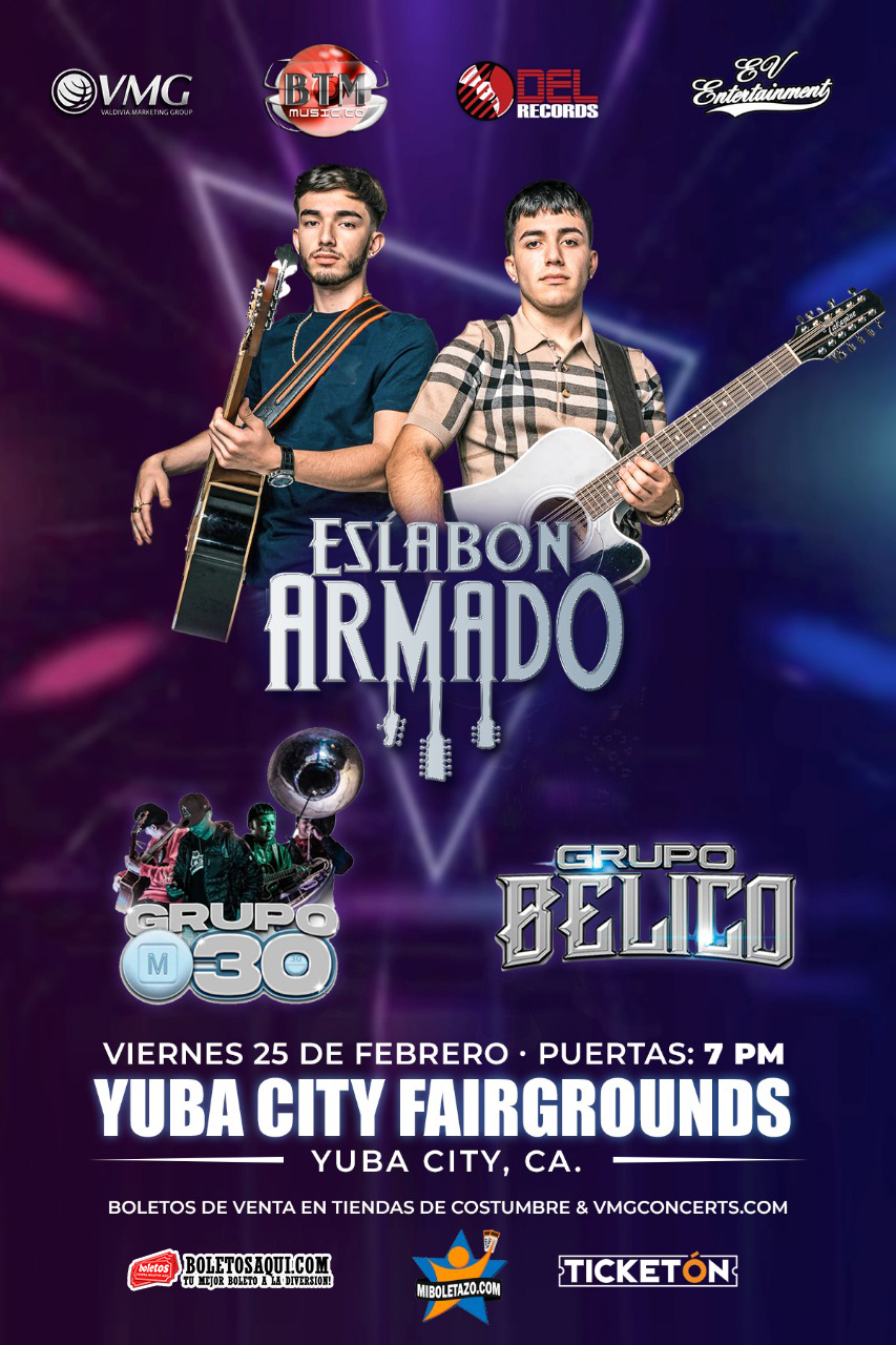 Eslabon Armado, Grupo 30 y Grupo Belico - Terrenos de la Feria de Yuba - Yuba City, CA