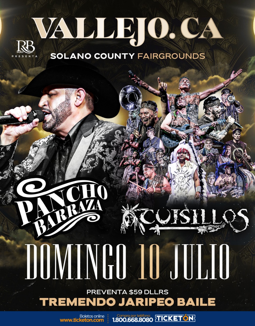 Pancho Barraza y Banda Cuisillos - Vallejo, CA