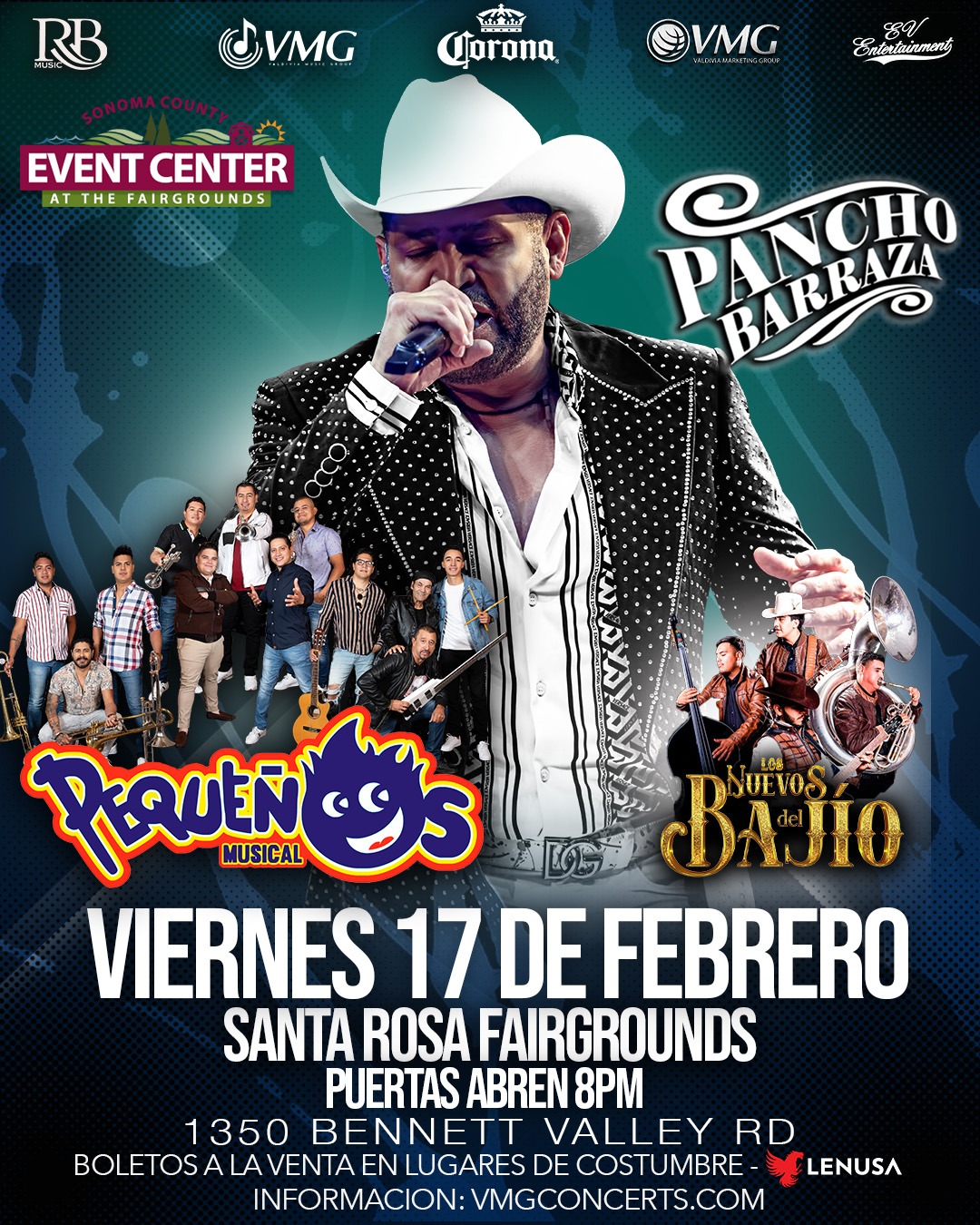 Pancho Barraza Peque os Musical Y Los Nuevos Del Bajio Sonoma County 