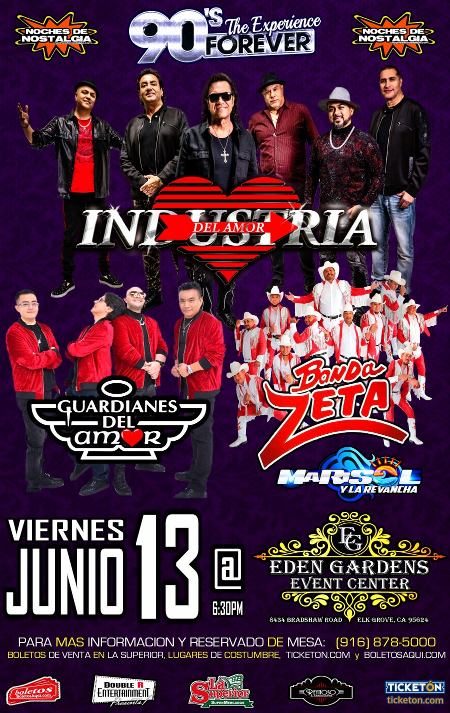 Industria del Amor, Guardianes del Amor, Banda Z, y Marisol y La Revancha